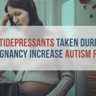 Pregnant woman in kitchen