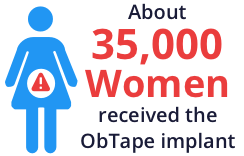 about 35,000 women received the ObTape implant