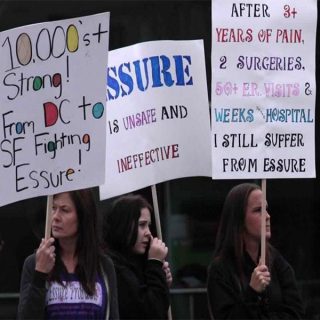 Participants at an Essure rally