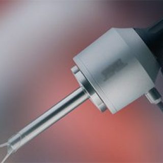 Close-up of Power Morcellator