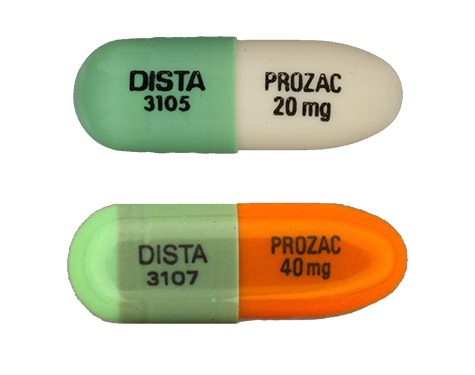 Prozac 20mg & 40mg Pills