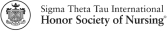 Sigma Theta Tau International Honor Society of Nursing Logo