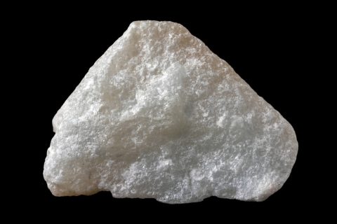White talc mineral