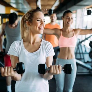 Women working out