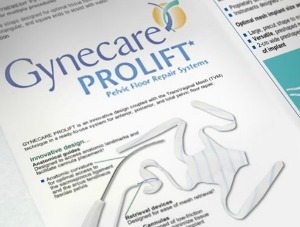 Johnson & Johnson mesh verdict Gynecare Prolift pamphlet