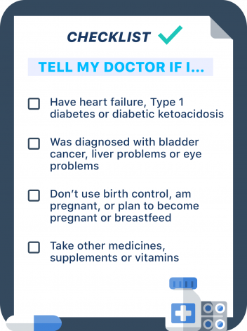 Checklist to ask doctor when taking Actos.
