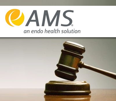 Endo AMS Unit Settles Endo AMS Logo and gavel