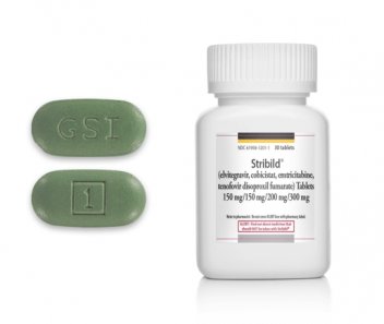 Stribild tablets and bottle