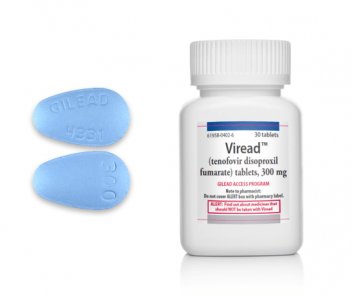 Viread tablet and bottle