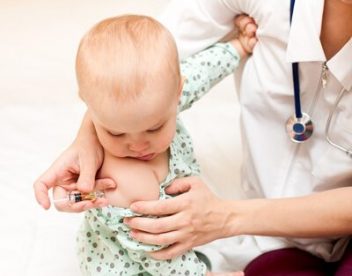 Child Getting a Shot in the Arm