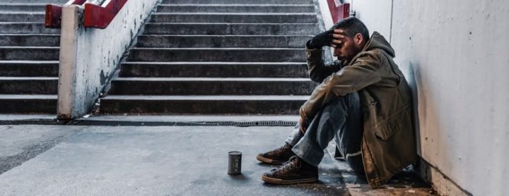 Homeless man