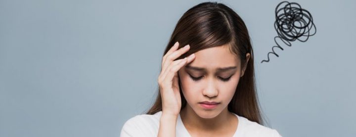 woman in mental distress