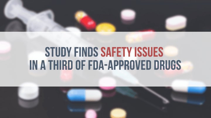 news-fda-safety-issues assortment of pills and a syringe scattered on a table