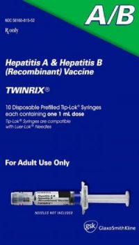 Twinrix Hepatitis A/B Vaccine Packaging